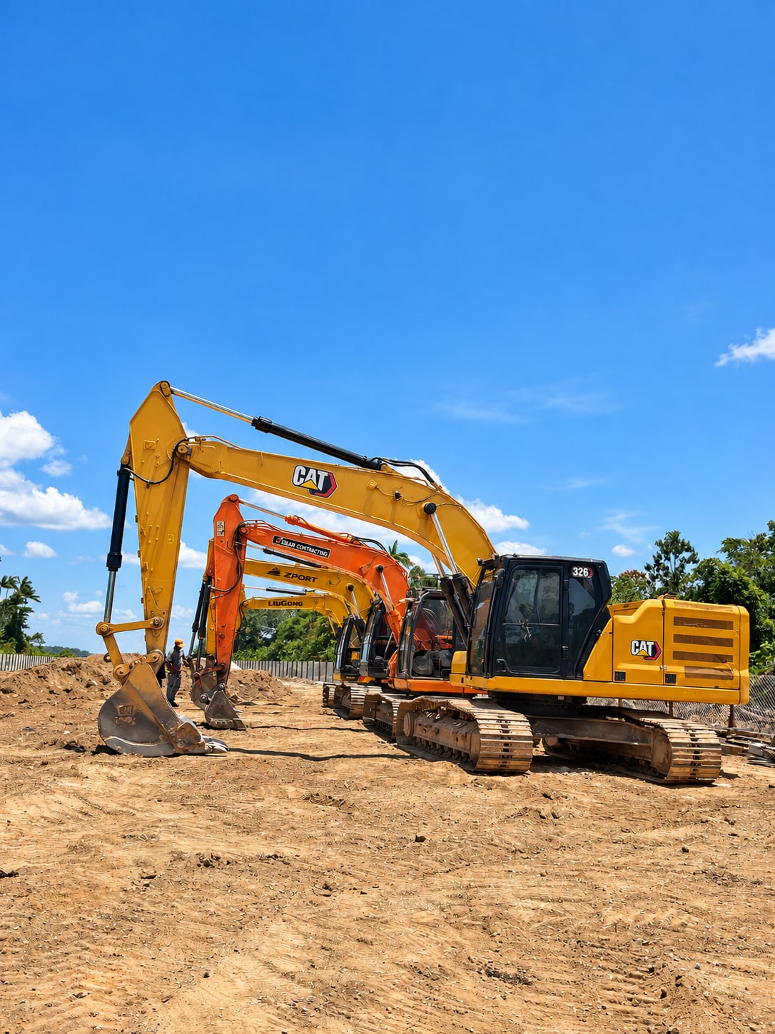 ZPORT equipment lineup at the Moleson Creek site